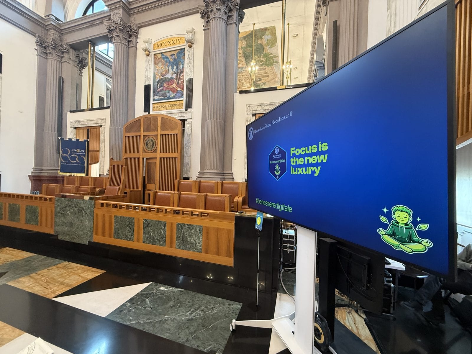 Backdrop evento Aula Magna