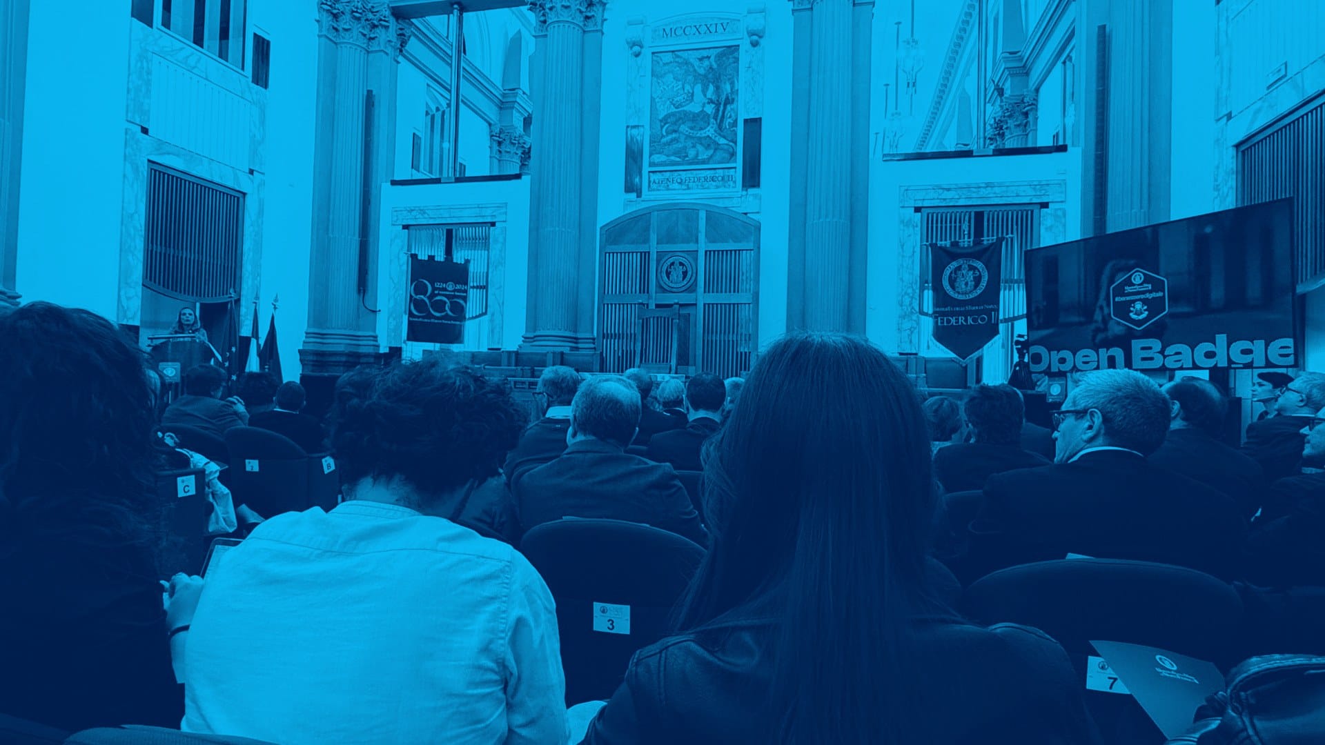 Presentazione del progetto #benesseredigitale nell'Aula Magna Storica della Federico II