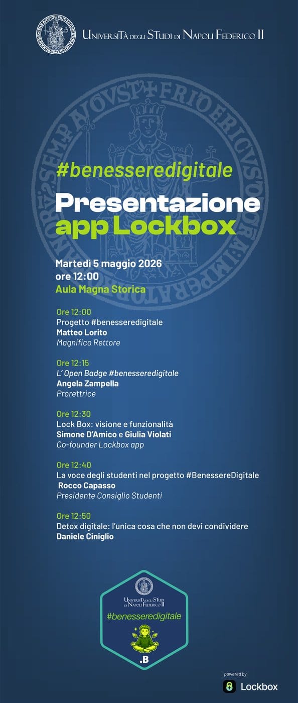Locandina evento di lancio